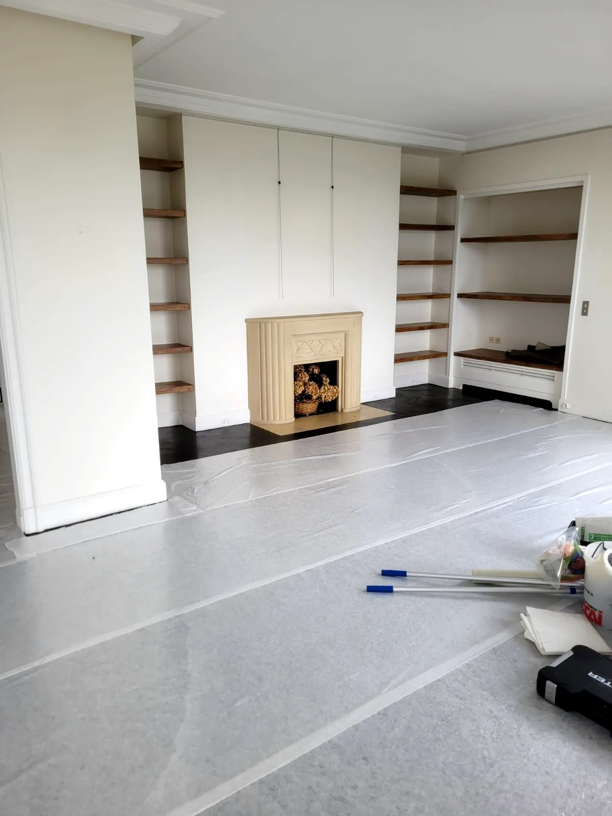 Peinture — chantier intérieur en Île-de-France