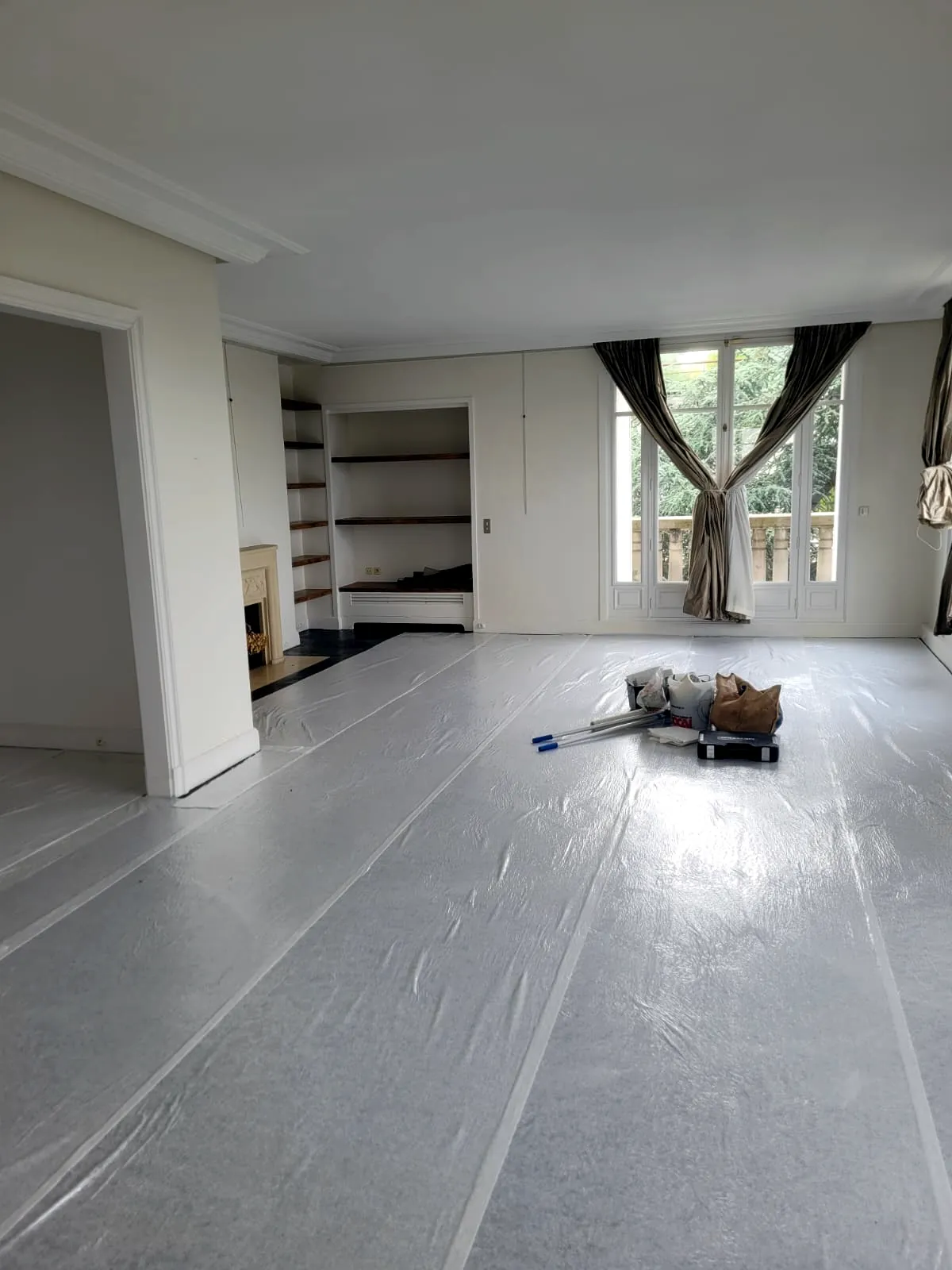 Peinture — chantier intérieur en Île-de-France