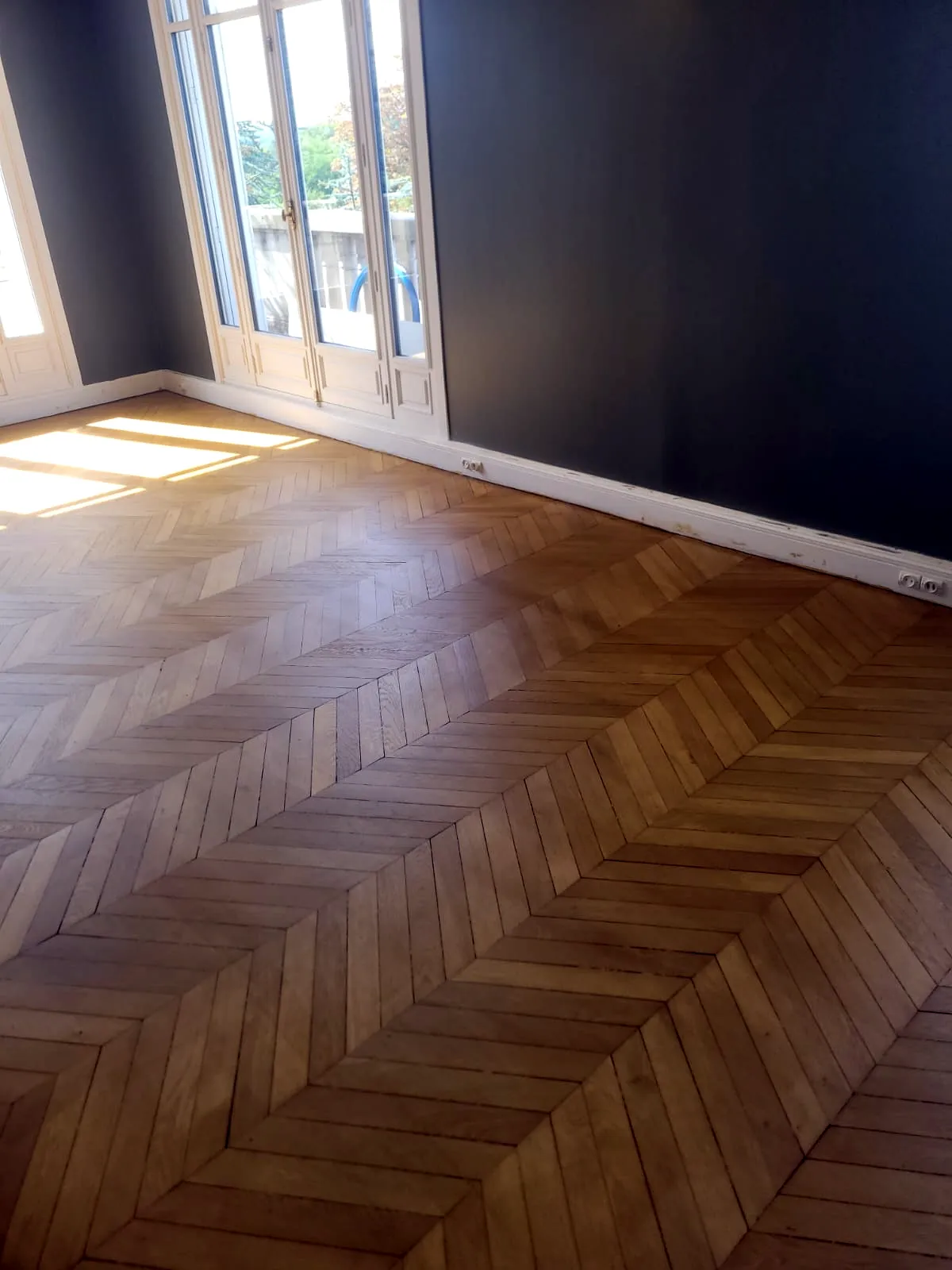 Revêtement de sol — chantier intérieur en Île-de-France
