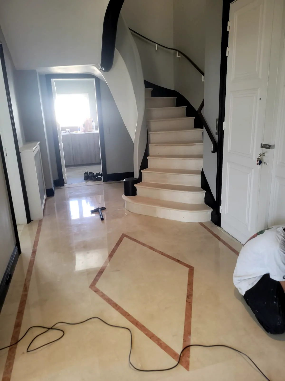 Carrelage — chantier intérieur en Île-de-France