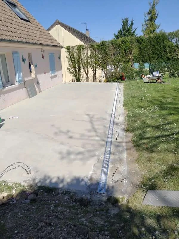 Fondation — chantier extérieur en Île-de-France