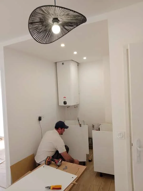 Rénovation générale — chantier intérieur en Île-de-France