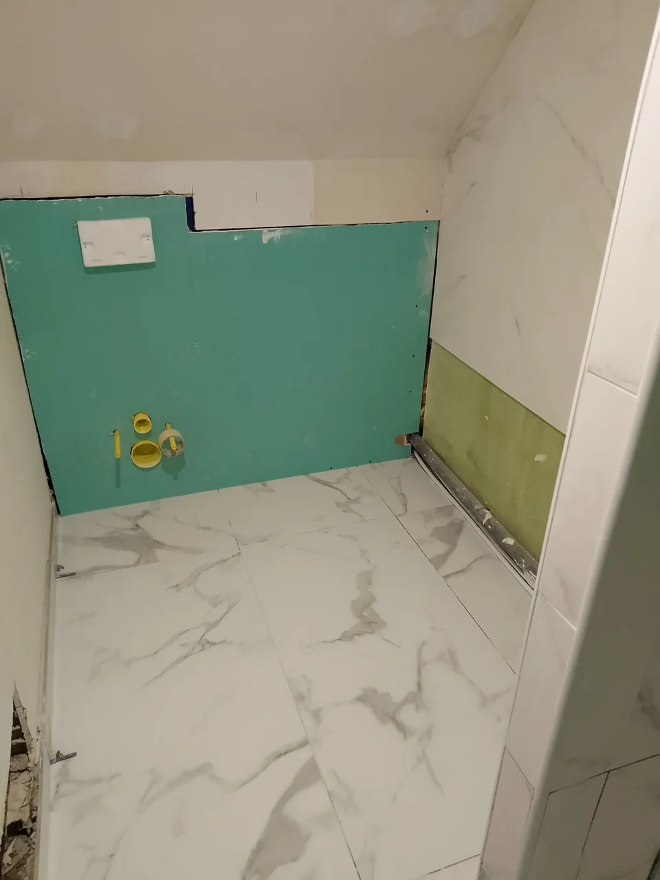 Carrelage — chantier intérieur en Île-de-France