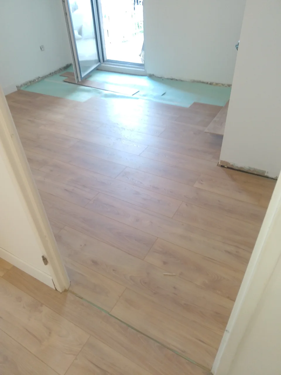 Revêtement de sol — chantier intérieur en Île-de-France
