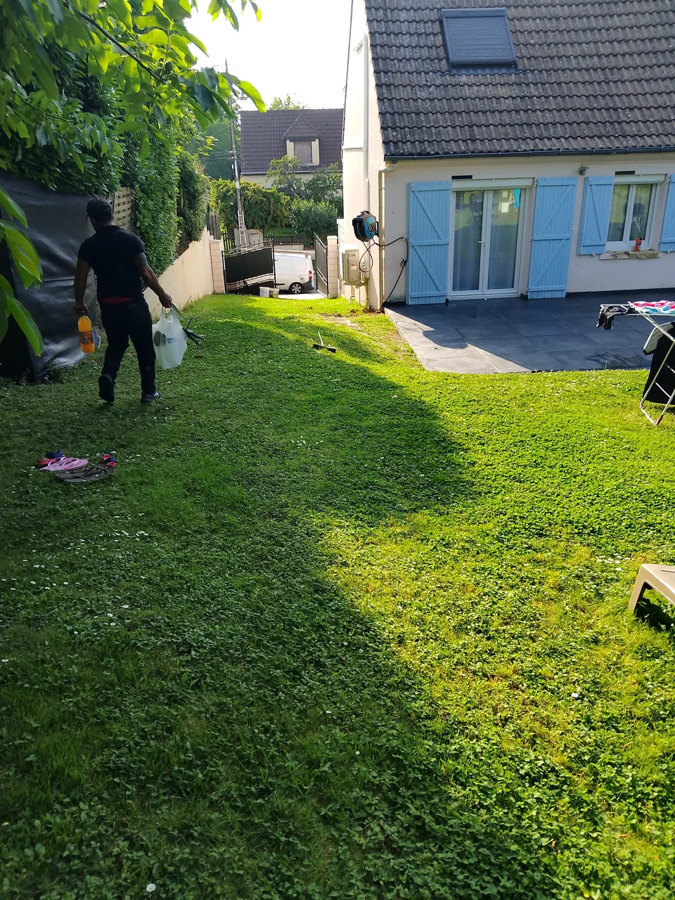 Terrasse, avant et après — chantier réel en Île-de-France